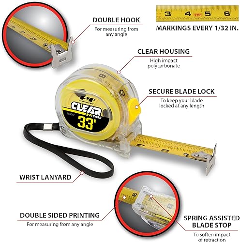Miniatura 9 de Performance Tool W5042 25'7.5 M Cinta métrica transparente