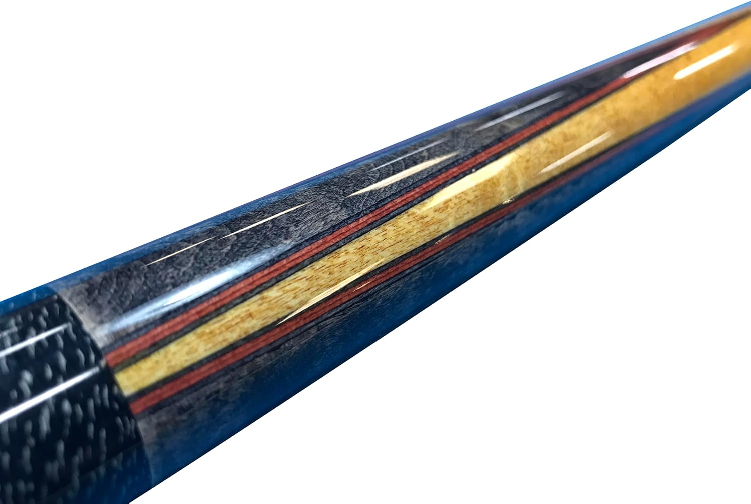 Meucci SB3-O Handcrafted Billiards Pool Cue Stick PRO Shaft - Orange + Hard CASE