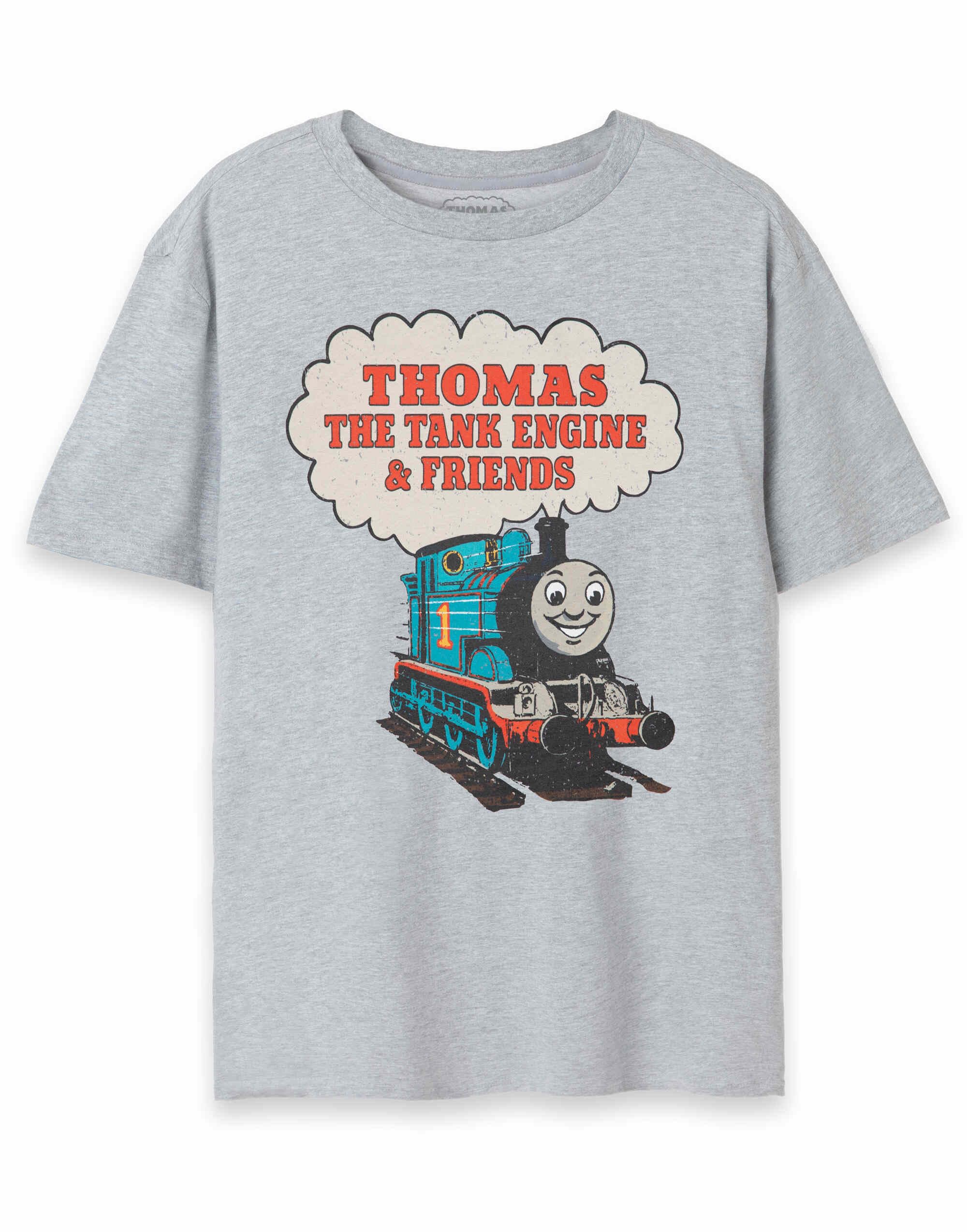 Thomas The Tank Engine Men's Vintage T-Shirt - Grey - XXXL