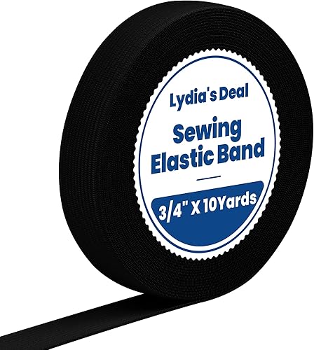 Miniatura 16 de Lydia's Deal Cordón elástico de 1/8 de pulgada (3mm) x 50 yardas, cuerda elástica, bandas elásticas para tejer, costura, manualidades, bricolaje