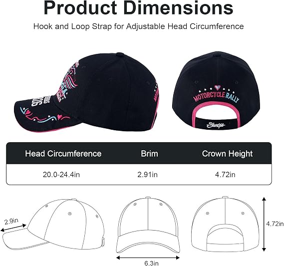 Dream Apparel 2026 Sturgis Hat Motorcycle Adjustable Baseball Cap Embroidered Logo Cotton Hat Gift for Men Women Biker