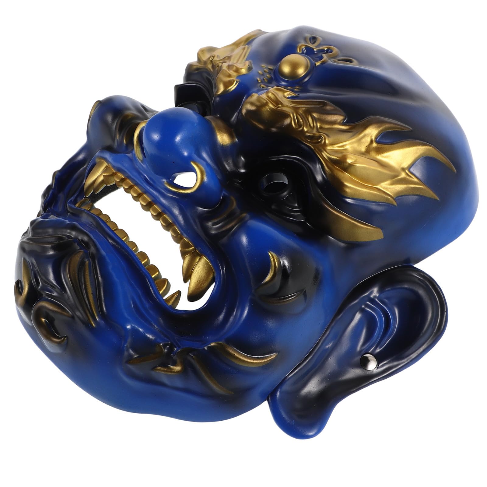 Healeved 3 Stück Maske des Gottes des Reichtums aus Kunstharz für