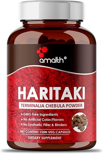 Organic India Haritaki - Cápsulas en polvo de 2250 mg, desintoxicación y rejuvenecimiento, digestión, apoya la limpieza  Hierbas y suplementos disponible en Yaxa Venezuela