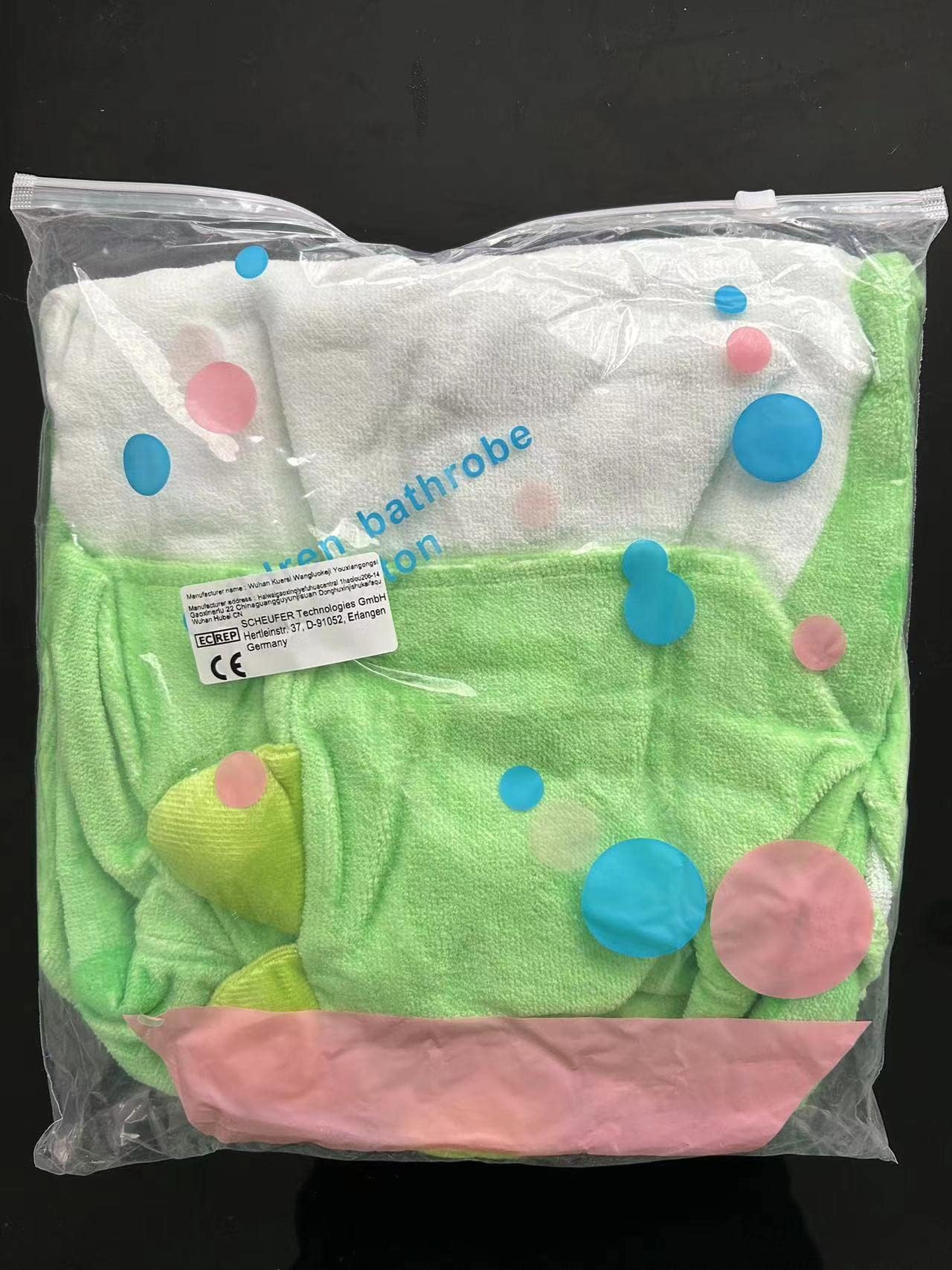 Verve Jelly Albornoz con Capucha para Niños - Toalla de Baño Absorbente de Algodón para Playa y Ropa de Dormir