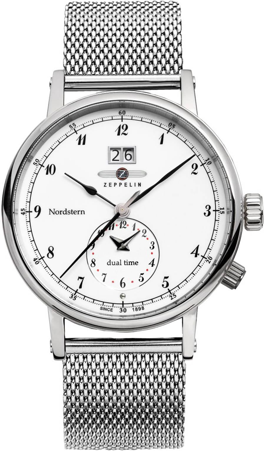 Zeppelin 7540M-1 Men's Watch Nordstern Dual Time