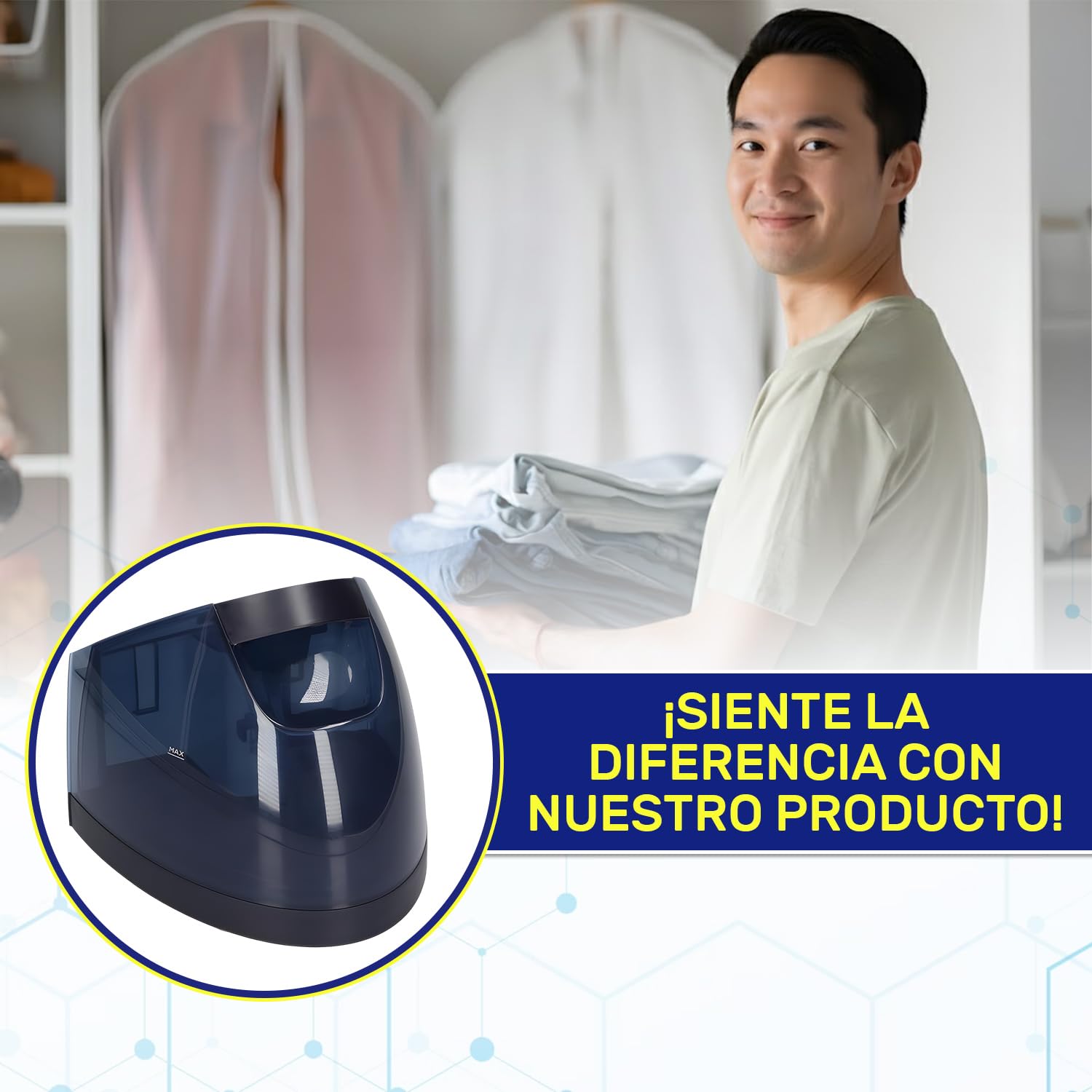 Deposito Agua para Centro de Planchado con Código Original 996510077049 para Philips HI5917 HI5910 HI5916 - MADE IN EU - Garantía de 10 Años - MONTERAL