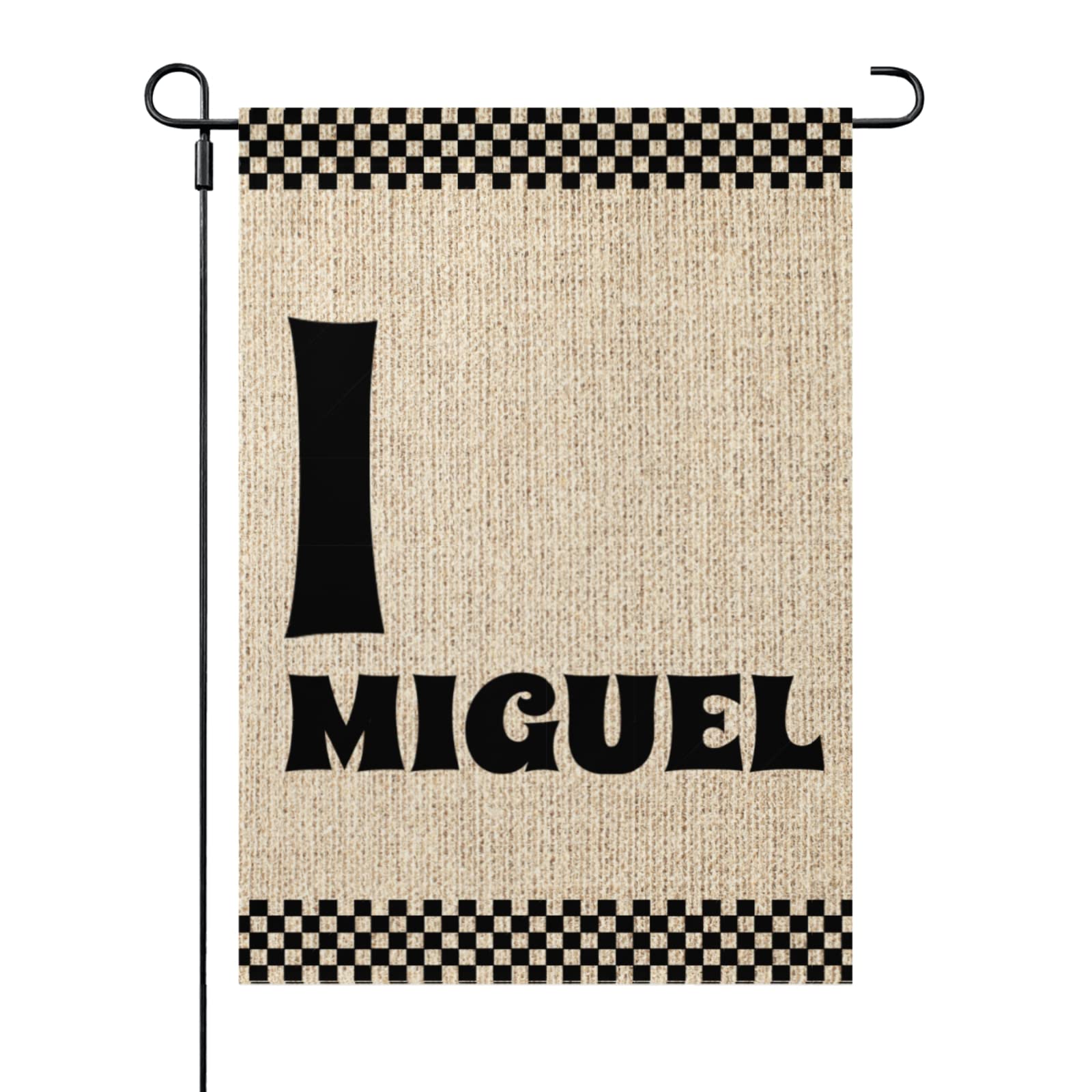 Garden Flags humor Yard Flag One Size Double SidedDecorative Funny Garden Flags Double Sided for Backyard Funny Garden Flags Outdoor Sign i loveq miguell Garden Flag Banners