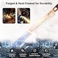 Vista 7 de imarku Cuchillo de Brisket, Cuchillo de Trinchar y Cortar Ultra Afilado de 12 Pulgadas para Brisket, BBQ, Pavo, Jamón, Costillas y Carne Asada, Hoja