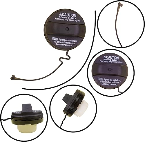 Miniatura 3 de Tapa de gasolina, tapa de combustible 77300-33070 7730033070 - Tapa de tanque compatible con Toyota - 4Runner, Avalon, Camry, Corolla, Highlander,