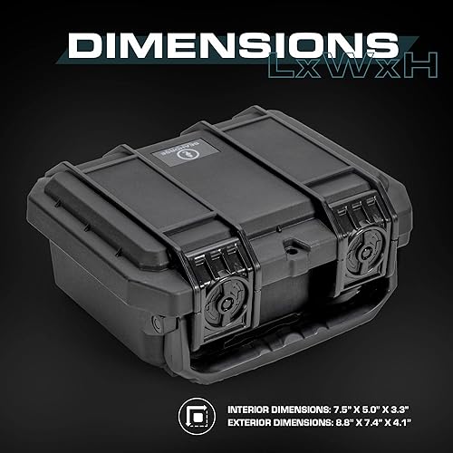 Miniatura 7 de Seahorse SE-130F - Caja protectora resistente con espuma, aprobada por la TSA/Mil Spec/IP67 resistente al agua, fabricada en Estados Unidos para