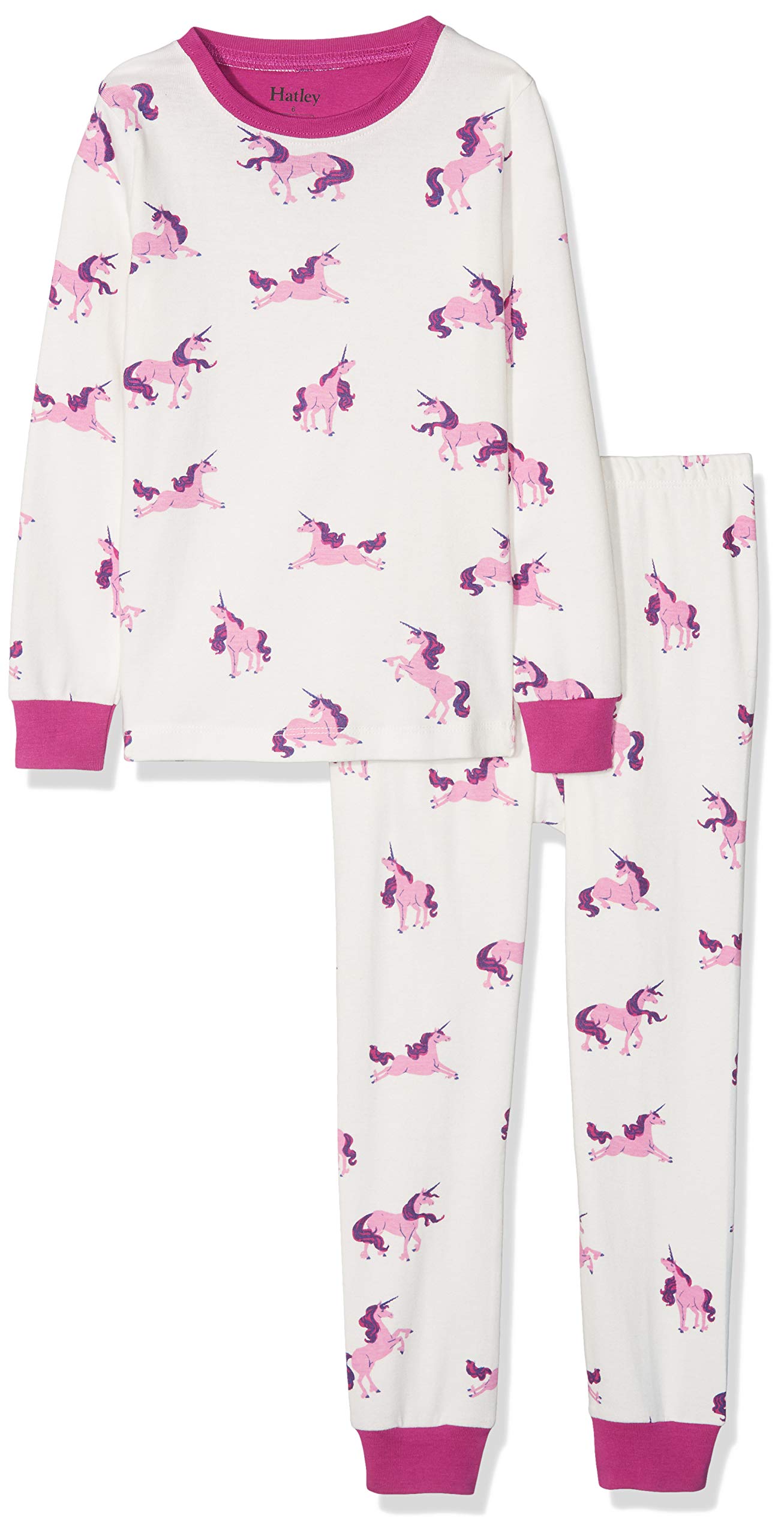 Hatleygirls Organic Cotton Long Sleeve Printed Pajama Set