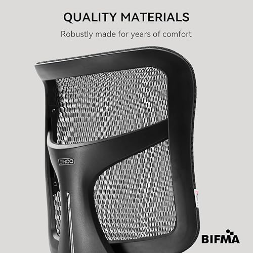 Miniatura 9 de SIHOO Doro S100 - Silla de oficina ergonómica - Soporte lumbar dinámico doble, reposabrazos coordinados 4D, respaldo ajustable de 5 niveles, ángulo