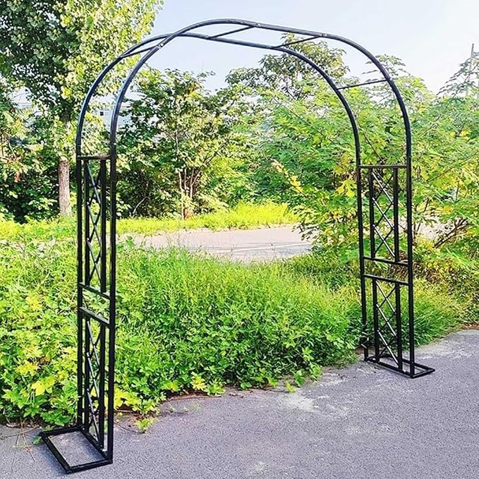 Arche de jardin anti-affaissement treillis métallique rigide pour plantes lourdes