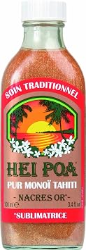 Forever Link Hei Poa Traditional Monoi Oil Nacres Or