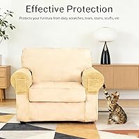 Vista 15 de Fundas para reposabrazos de sofá, fundas para reposabrazos con bolsillo, protector elástico para reposabrazos de sofá, fundas extraíbles