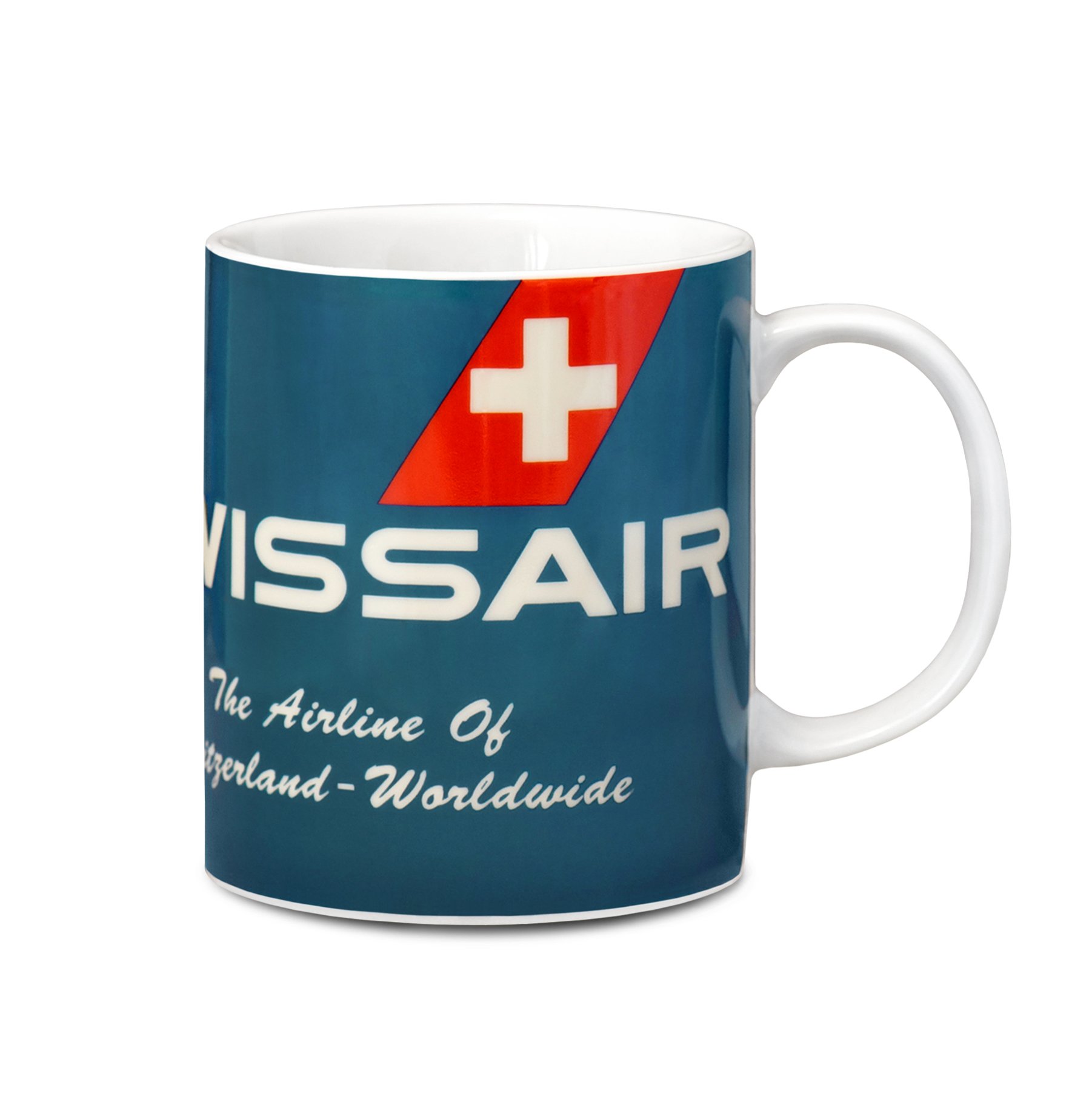 Logoshirt Multicolor Logoshirt® Airline I Swissair I The Airline Of Switzerland I Porcelain Mug - Coffee Mug I Approx. 300 Ml I Multi-Coloured I Licensed Original Design