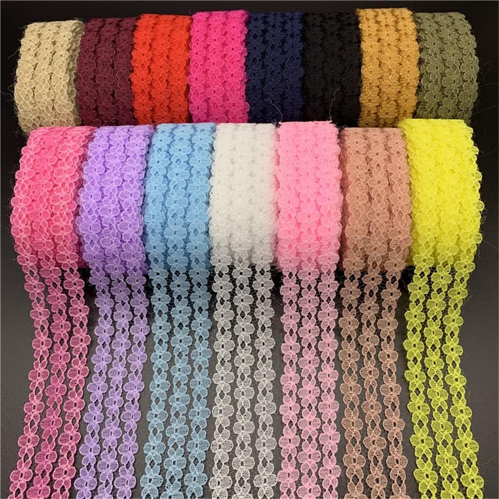 Spitzenband, 5 Yards/Lot 25 Mm Spitzenband Bestickt Stoffbesatz Dekoration DIY Nähen