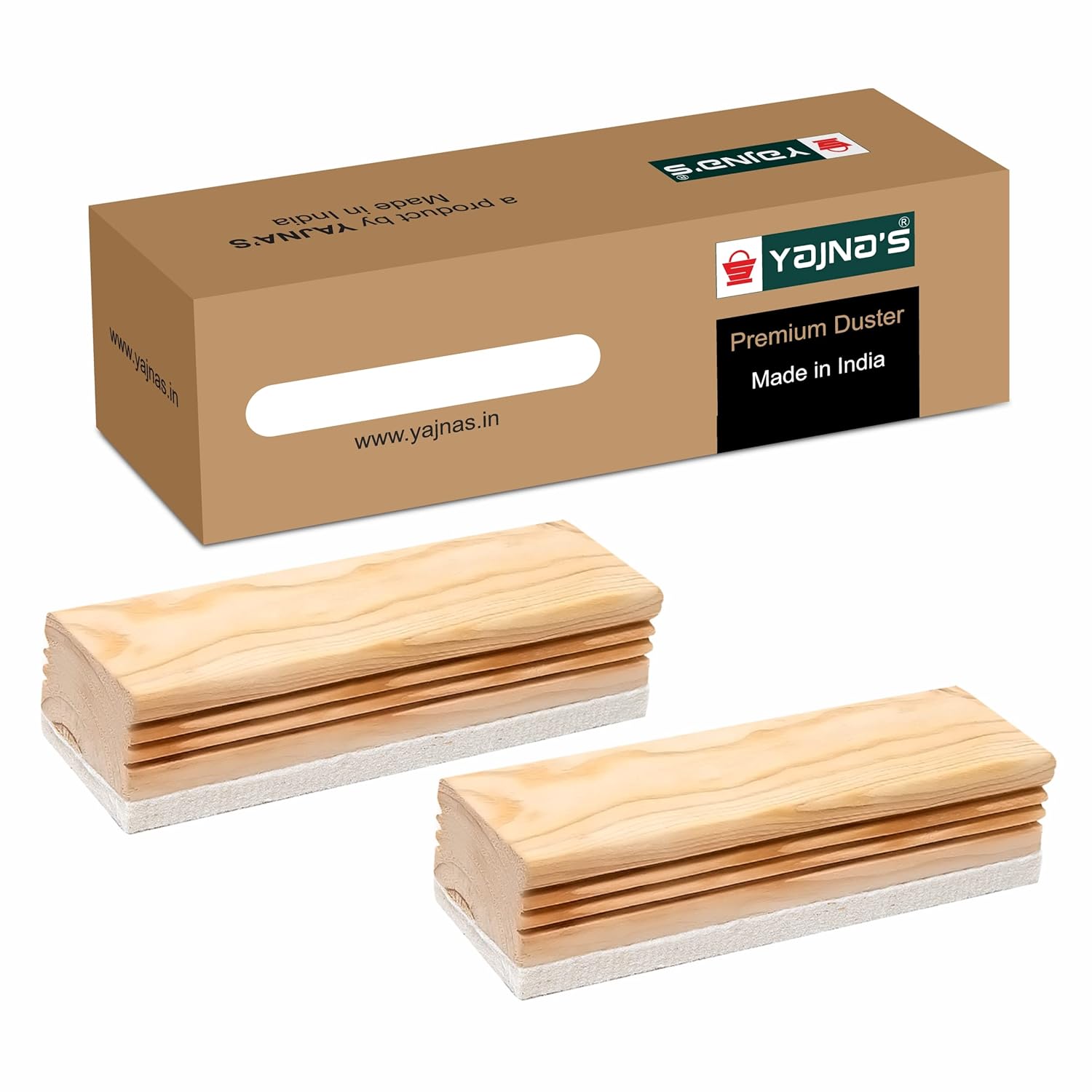 YAJNAS® Premium Non Wooden White Board Duster Black Board Wooden Duster Whiteboard