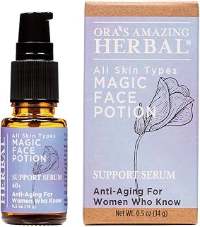 Magic Face Potion, Anti Aging Face Oil, Sea Buckthorn Lavender Cypress, Licorice Root Skin Oil, Antioxidant, Natural Moisturizing Serum for Hormonal Women, Rosacea, Adult Acne, Ora’s Amazing