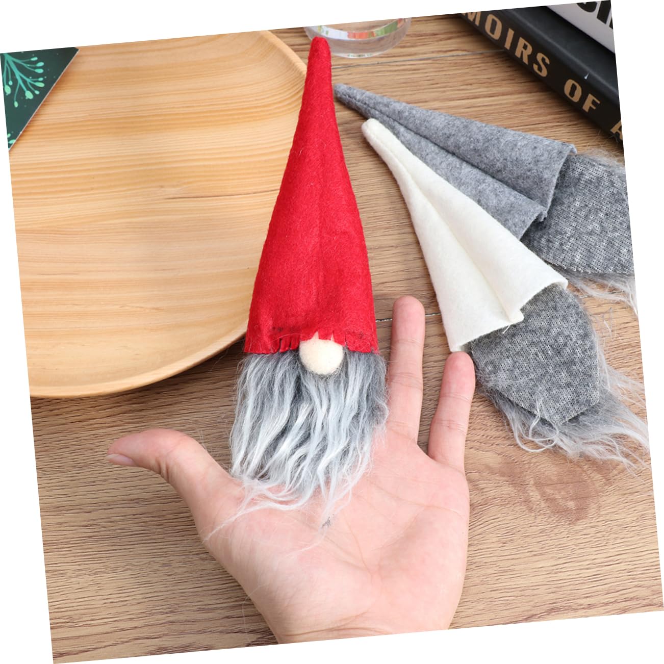 IMIKEYA 60 STK Weihnachtsflaschen-Set Flaschendeckel für Weihnachtspuppen Weihnachten Rotwein Flaschenverschluss Weihnachtsdeko für Flaschen flaschenverpackung Weihnachten Schmücken