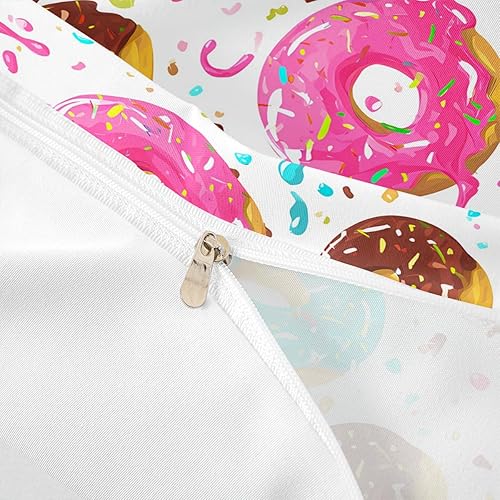 Miniatura 181 de Feelyou Juego de funda de edredón con estampado floral en 3D para niñas y niñas, elegante, con estampado floral morado, romántico, con purpurina