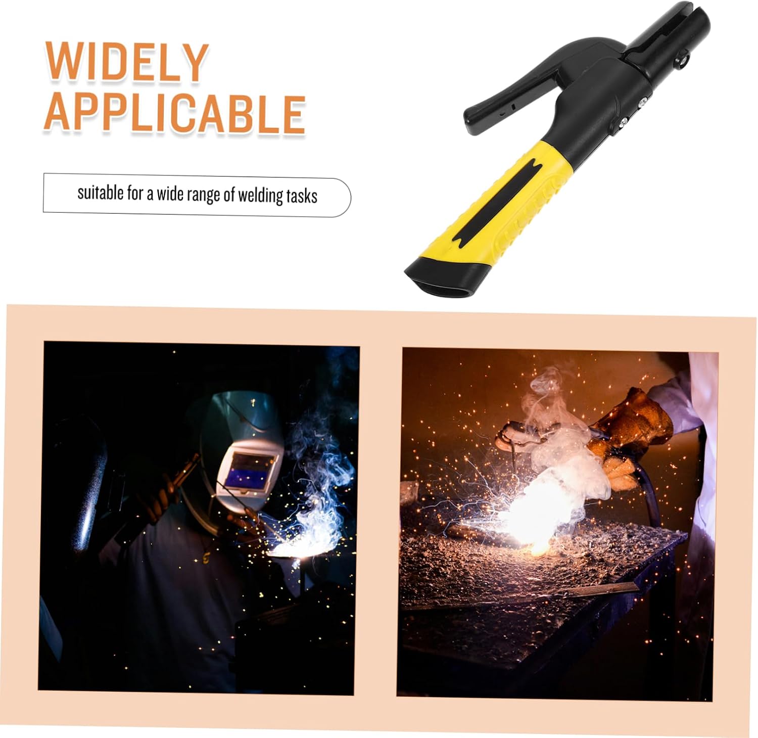 Heavy Duty Welding Clamp Holder Electrode Clamp Accessories for Welder Dual Handle Jaw Pliers