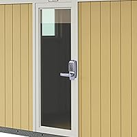 Vista 6 de MX600 - Cerradura de palanca mecánica con botón, 2 3/8 pulgadas, pestillo de 2 3/8 pulgadas, teclado de 13 dígitos, entrada sin llave comercial