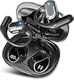 TRAUSI Bluetooth 5.4 Headphones with LED Display, Open Ear Earbuds