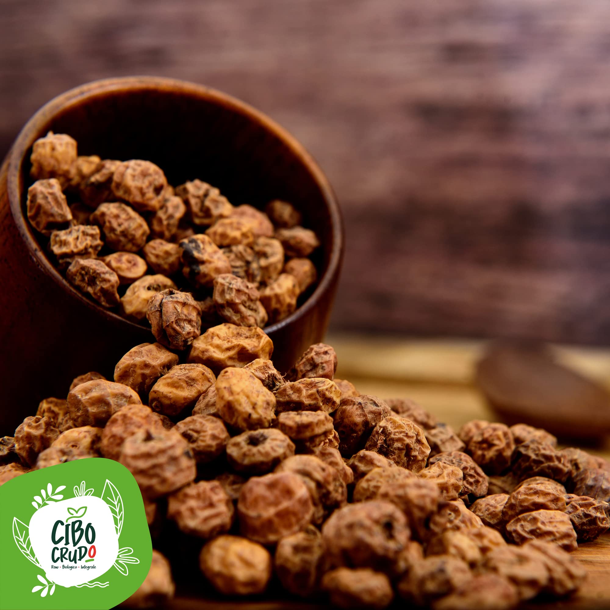 Chufas Secas a Granel Ecologica sin Cascara - 500g. Chufa También Conocido como Tiger Nut o Cyperus Esculentus. Contiene Carbohidratos Fibra Proteínas Vitaminas y Minerales. Para Horchata de Chufa.