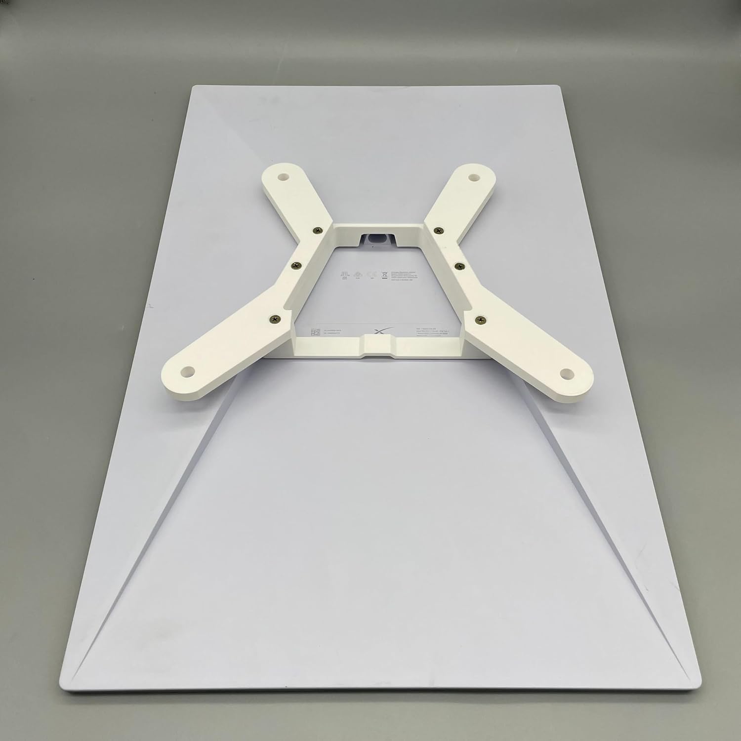 Flat Boat Mount Compatible with Starlink Gen 3 Satellite Antenna Flat Mounting Bracket, Slow Moving Vehicles or Stationary Roof Mount