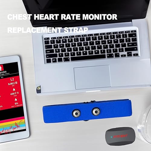 Miniatura 5 de Cómoda correa de reemplazo de pecho de frecuencia cardíaca para Polar H10 H9 Garmin Wahoo Coospo PowrLab Fitcent Magene MOOFIT IGPSPORT