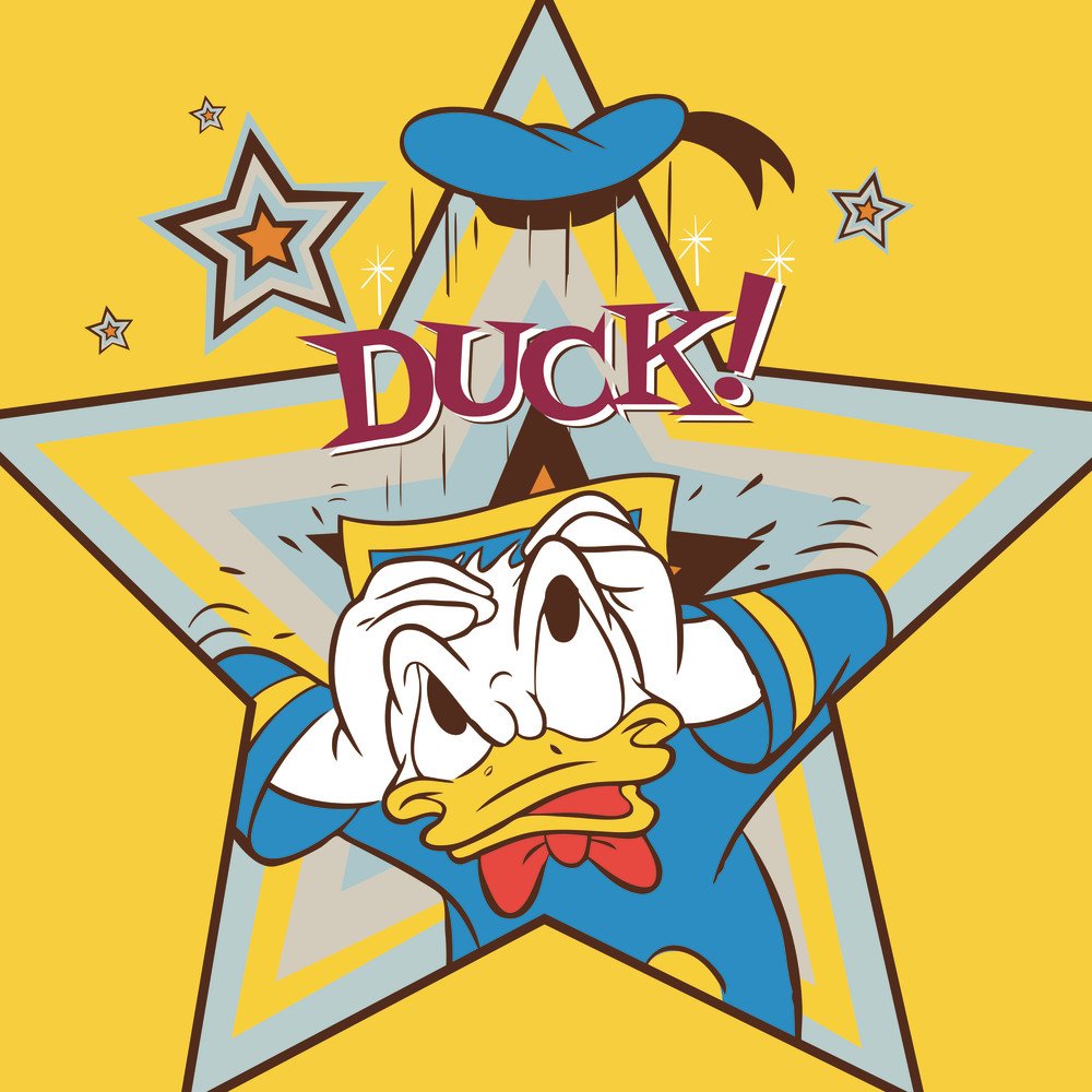 Autocollant Compatible avec Microsoft Xbox One Sticker Film Autocollant Donald Duck Disney Produit sous Licence Officielle