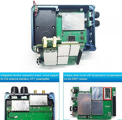 Miniatura 6 de DSP SDR Radio Receiver, AM FM USB LSB SSB Receiver Shortwave Radio Receiver, 2 Models 50kHz250MHz 400MHz2GHz