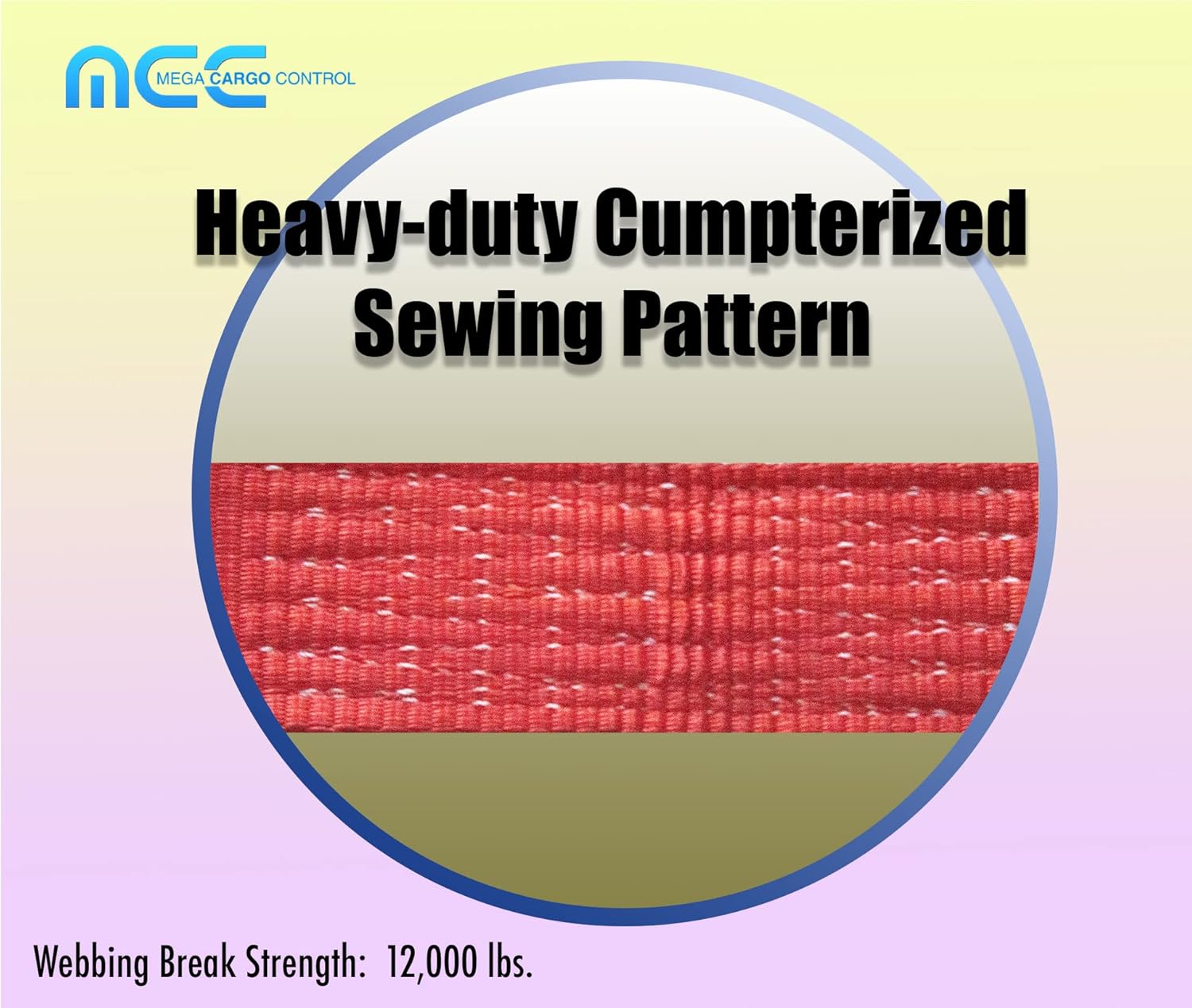 Product Deal Mega Cargo Control 2” x 30’ Tie Down Double Wire J Hook Ratchet Straps for Trucks, Trailers & Powersports (Red, 20 Pack)