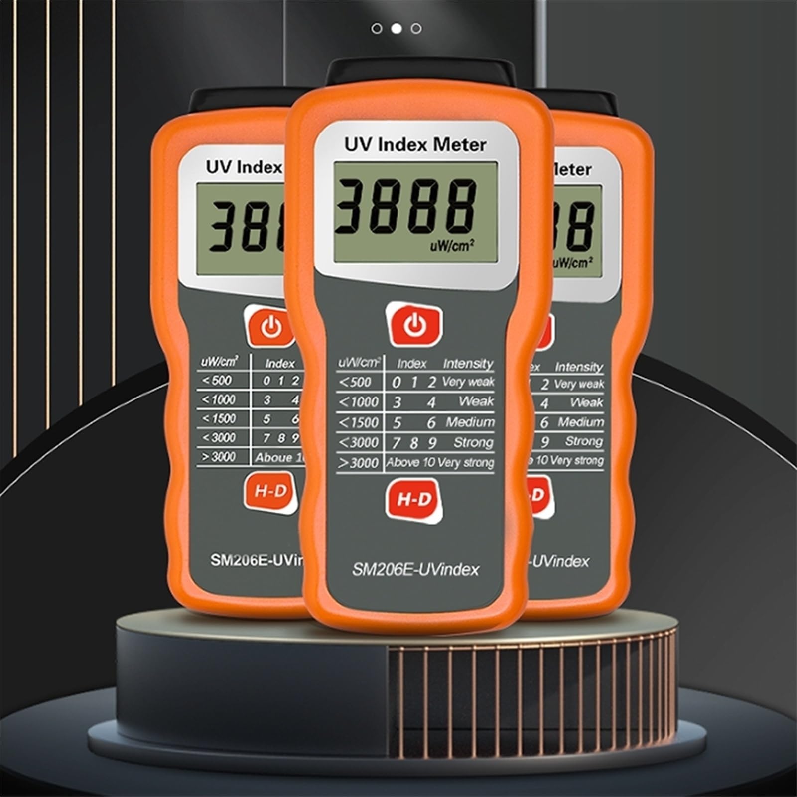 Probador digital de índice UV, medidor de índice de radiación ultravioleta UVA + UVB a la luz Solar, protector Solar, Detector de rendimiento de bloqueo de película