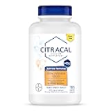 Citracal Slow Release 1200, 1200 mg Calcium Citrate with Vitamin D (1000 IU), Vitamin D3, Bone Health Support, Calcium Supplement for Ages 12+, 185 Count