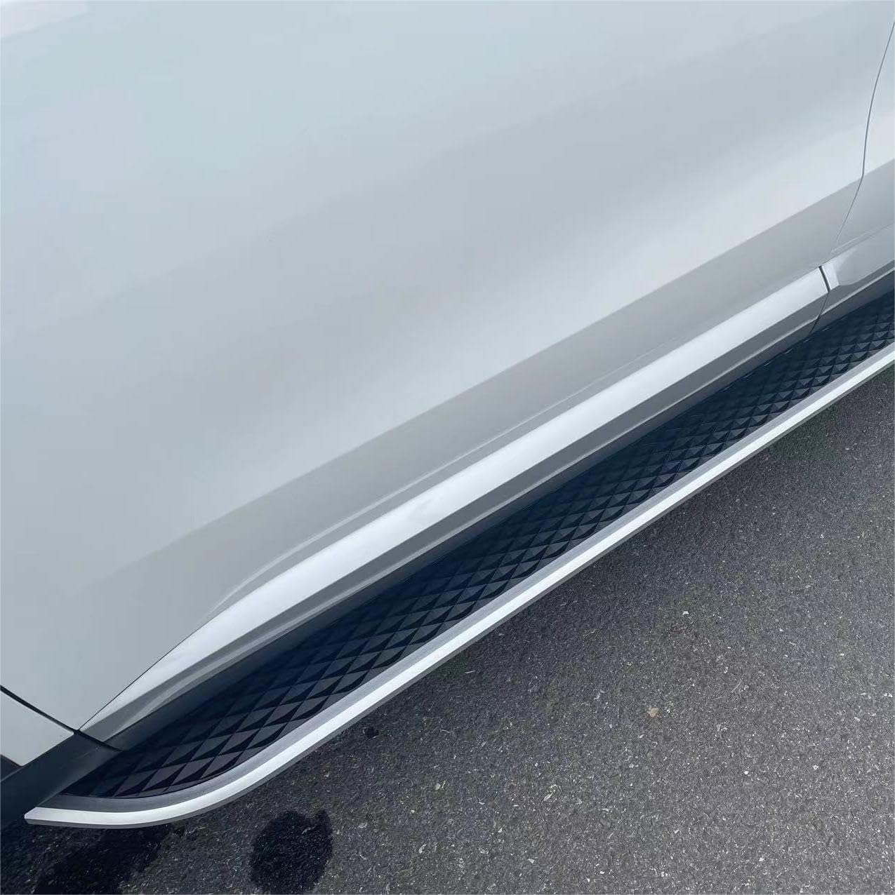 2Pcs Aluminum Running Boards Fixed Nerf Bars Side Steps with Brackets Fit for GMC Acadia 2017 2018 2019 2020 2021 2022 2023 (65)