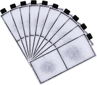 hygger 10-Pack Replacement Aquarium Carbon Filter Cartridges for HG-959 Filter