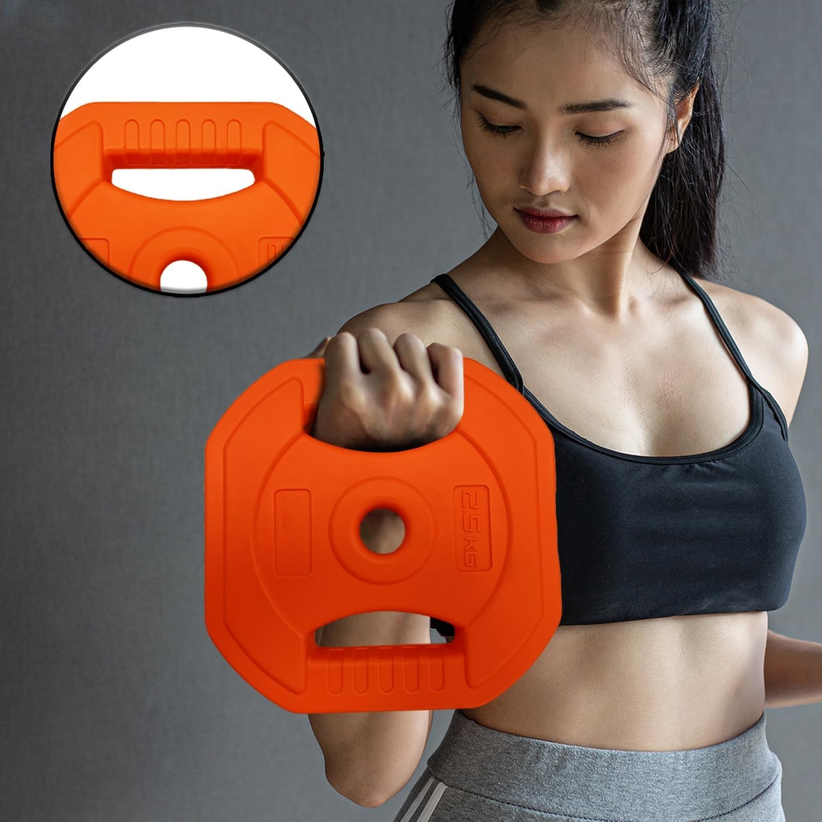 Hipicute Adjustable Barbell Weight Set, Cardio Pump Weights, Adjustable Free Weights for Home and Gym Workout, 20KG