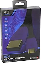 Gioteck - Cable USB Play & Charge XC1-HQ USB, Color Azul (PS4)