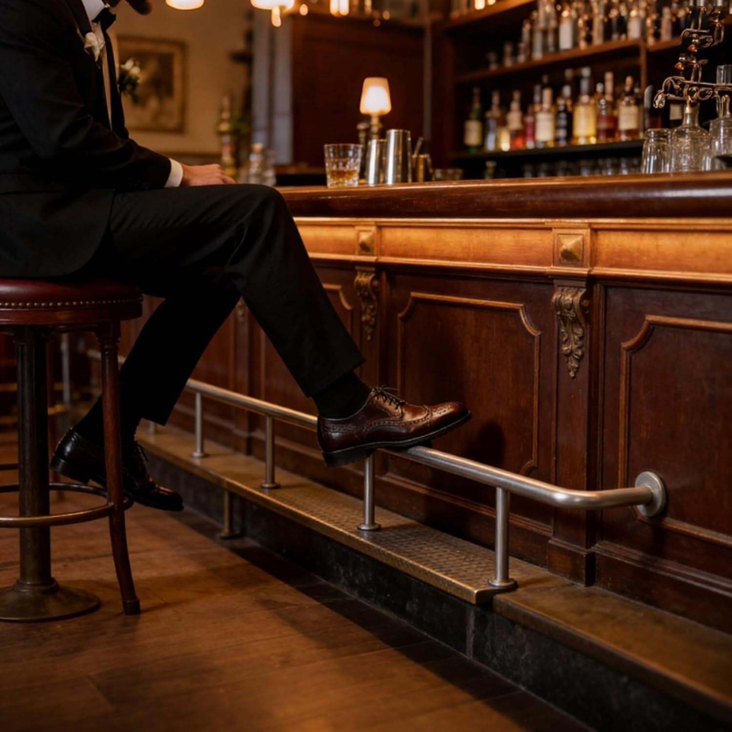 Support barre de pédale tubulaire pour réparer un repose-pied de bar cassé ou instable