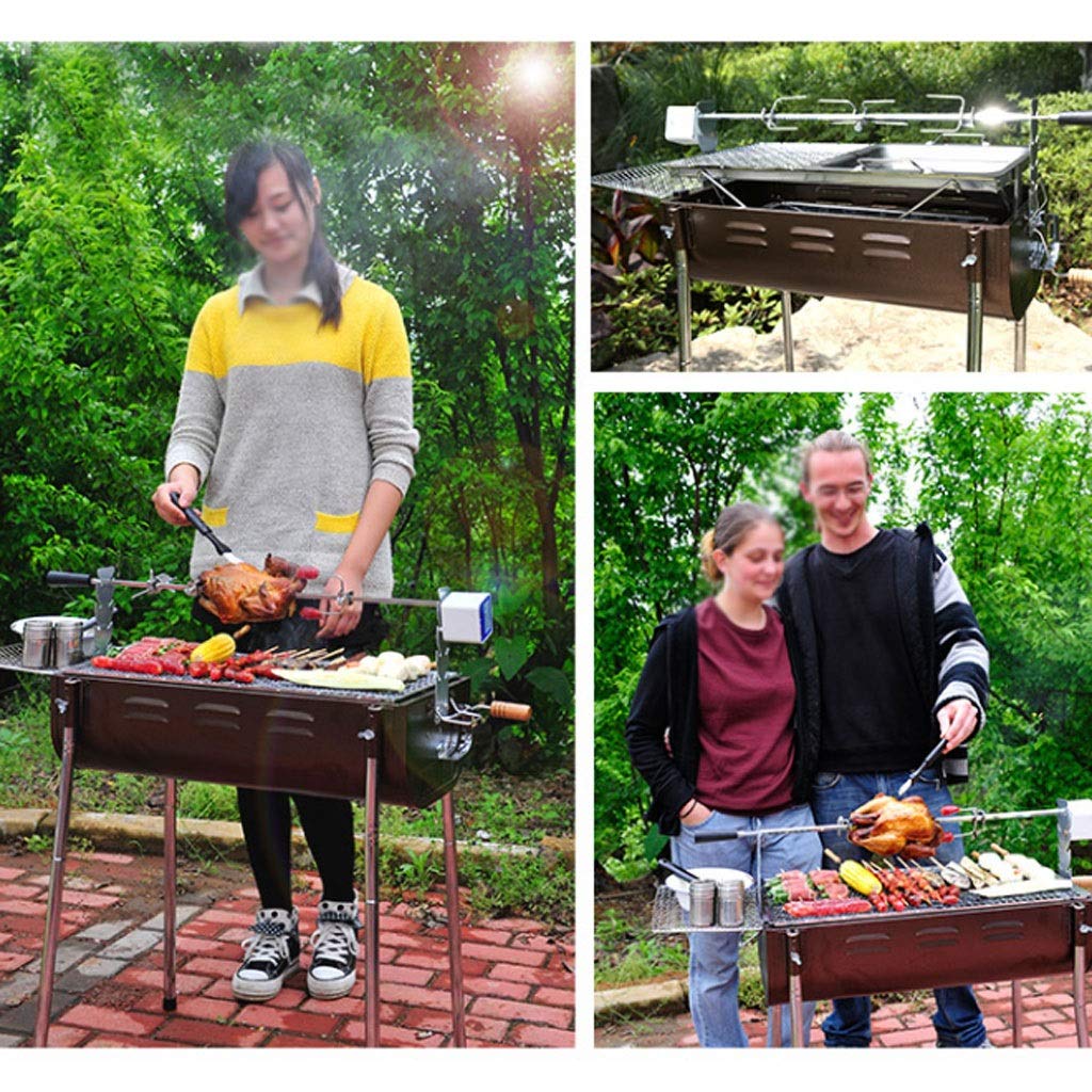 FAXIOAWA griglia per Barbecue Grande griglia per Barbecue Portatile da Esterno per più di 5 Persone Griglia a Carbone Griglia per Barbecue da Picnic Scaffale per Barbecue all'aperto