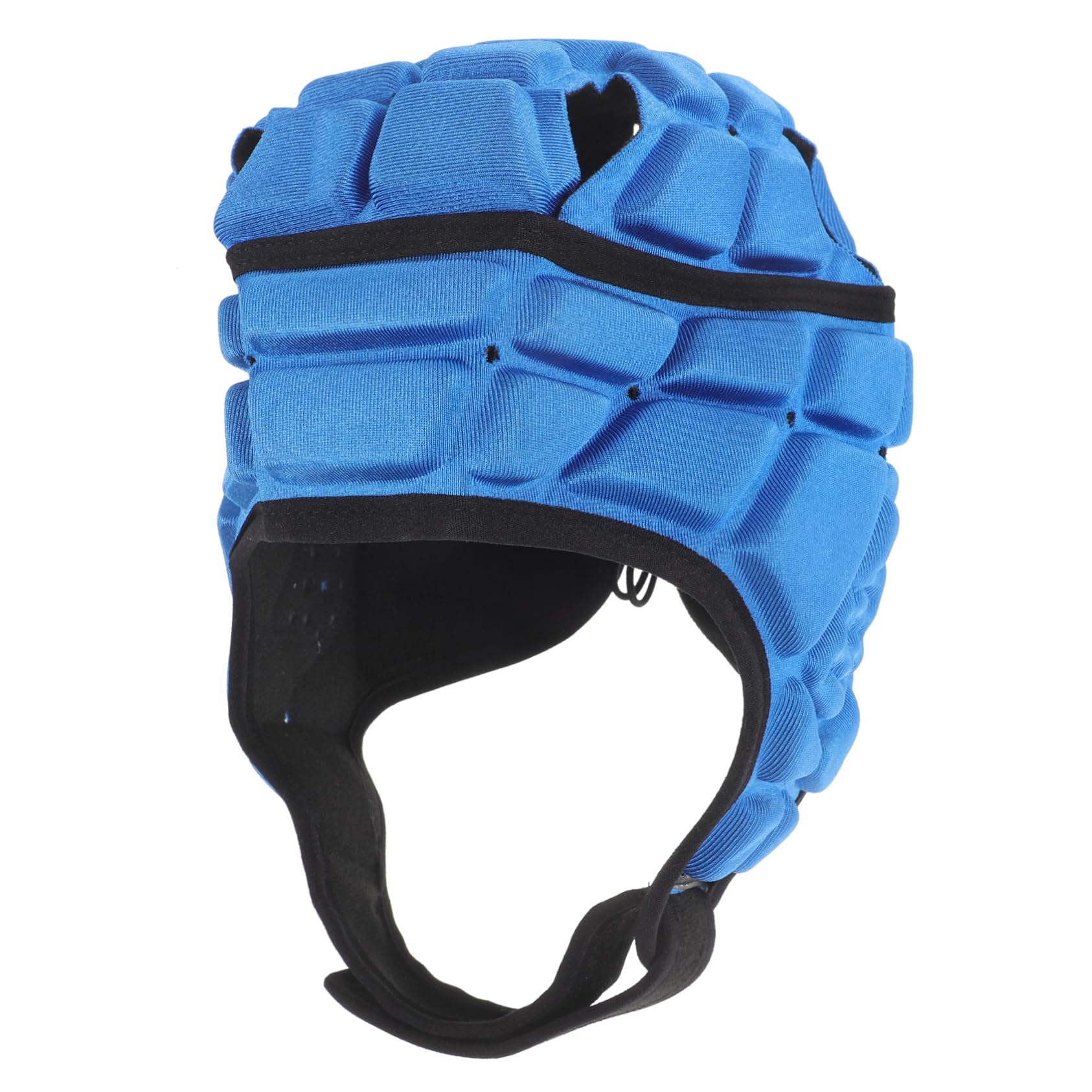 Yardwe 3 Casco Sportivo per Protezione Eva per Calcio Rugby Facile Riporre Adatto per Anni Blu