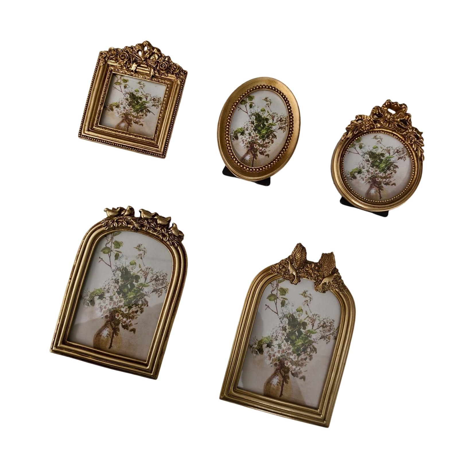 Obotsnoi Ornate Photo Frame for Tabletop Wall Display, Decorative Home Gallery Art Ornate Decorative Art