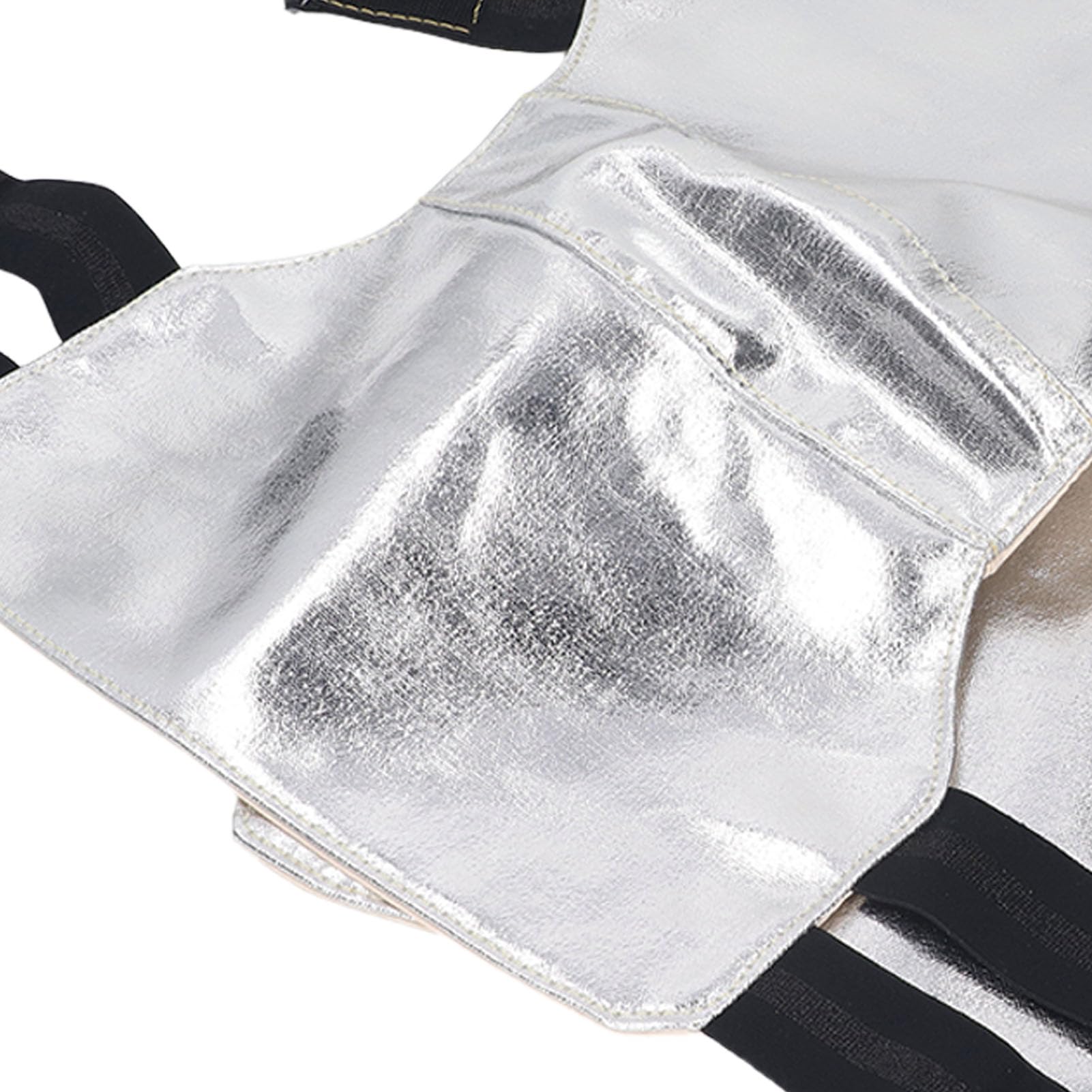 Respicefinem Welding Leg Heat Hight Temperature Blocking 25. 0×17. 0×4. Pair Welding Knee Heat Fireproof Aluminum Foil Insulated Welding Leg Knee Pad Insulated