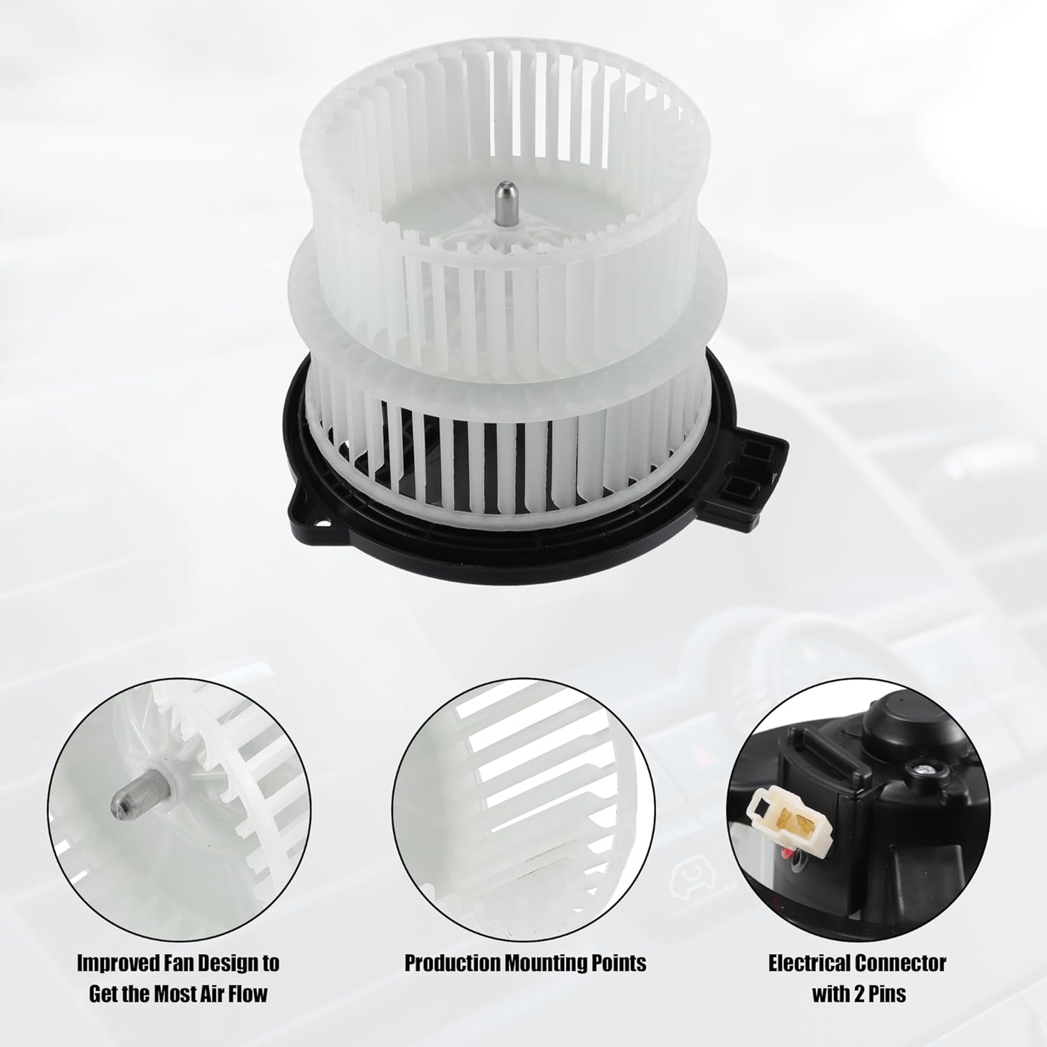 X AUTOHAUX HVAC Heater Blower Motor No.8710352080 for Scion XA XB 2004-2006 for Toyota Echo 2003-2005