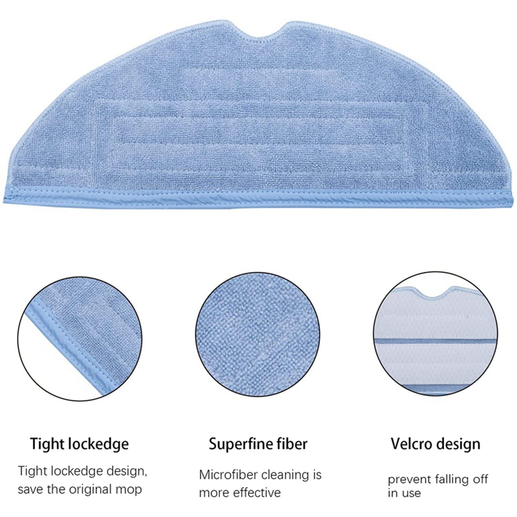 Lot de 30 serpillères en microfibre pour aspirateur S7 T7S T7 Plus