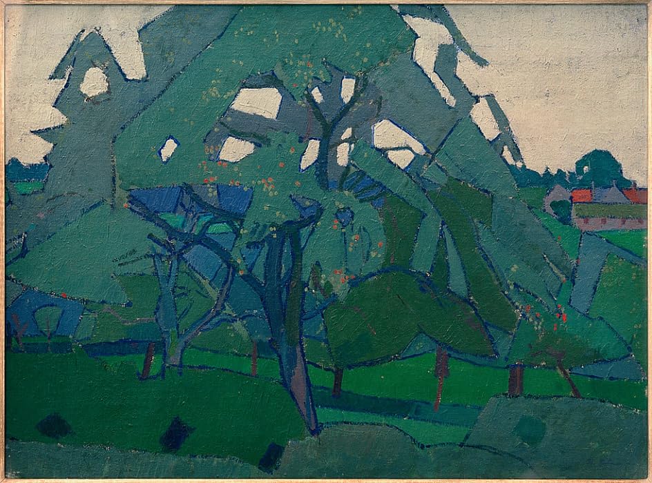 Peinture poster Harold Gilman Verger affiche décorative art mural pour salon 60x90cm