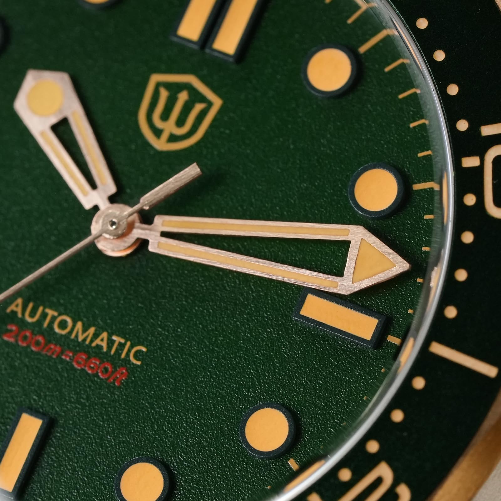 TACTICAL FROG Watchdives WD007 SL3001 - Reloj de buceo (42 mm, 200 m) | Caja de titanio de grado 2, cristal de zafiro abovedado, bisel de 120 clics y válvula de escape de helio
