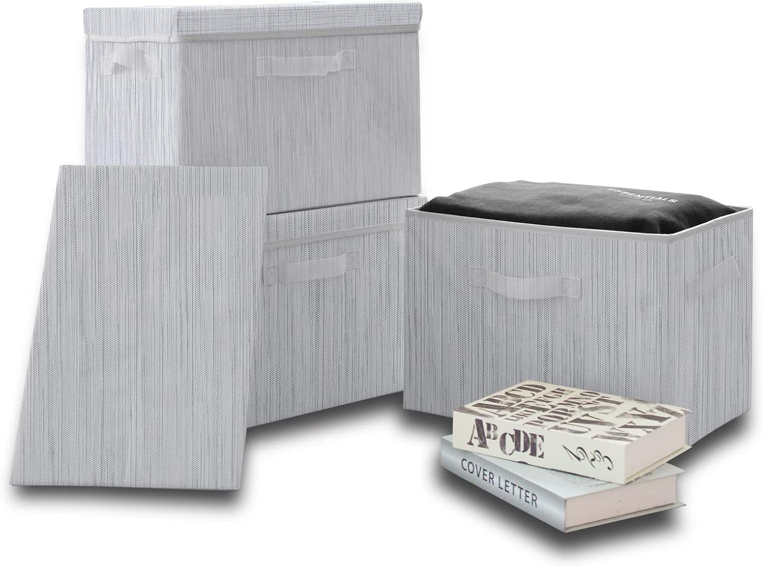 AILINA Storage Bins with Lids Storage Basket with Lids